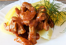 Мясо в кетчупе Мясо в кетчупе
